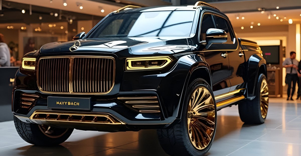 Futuristic Mercedes-Maybach Pickup Truck